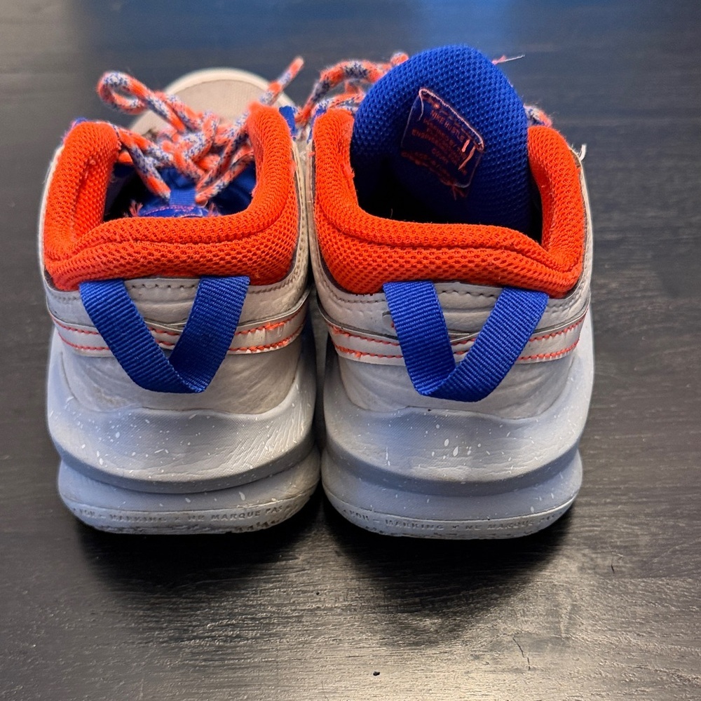 Nike Kids Sneakers - Gray, Blue, and Orange - Picture 3 of 4